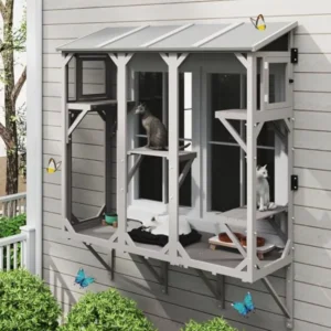 Expandable Window Box Cat Catio