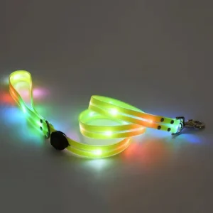Led Light Up Dog Leash  USB Rechargeable