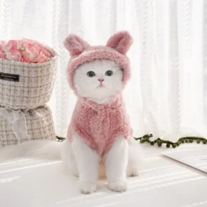 Pet Dog Soft Fleece Clothes Cute Hoodie