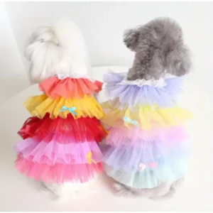 Summer Spring Dog skirt thin Teddy bear small pet clothes